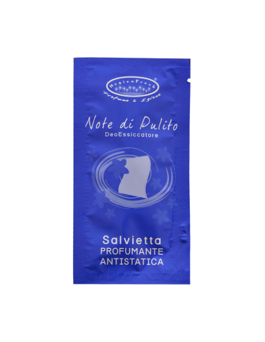 Salviette Deoessiccatore Monodose Note di Pulito